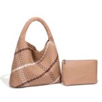 Luxury leather shoulder bags: artisanal, sustainable elegance