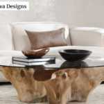 Teak Root Coffee Table – Handcrafted Rustic Elegance