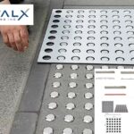 Gold Finish Tactile Studs for Accessible, Elegant Walkways