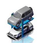 Smart Car Rotating Platform: Space-Saving Garage Solution