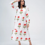 Buy blue floral panel dress online – stylish summer dress