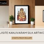 Buy Handcrafted Vishnu Silk Decor – Exquisite Indian Silk Art